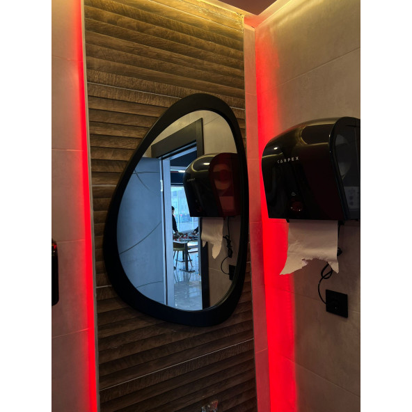 Dekoratif Ayna Siyah Çerçeve 70x50 Buzkan - 2