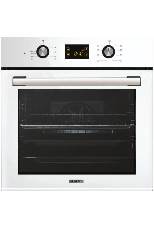 KUMTEL  Beyaz Cam Digital / Dokunmatik Ankastre Set - 8 Prog - Resim 3