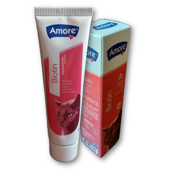 Biotin, Zinc, Beta Glucan, Malt Extract Cat Paste, Lezzetli Çinko D-Biyotin Niyasin Vitamin Kedi Maltı 100 ml ürün görseli 1