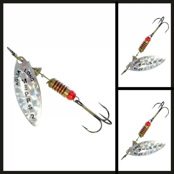 Uyguna-Yakala Gri No:1 Aglia Long Rainbo Söğüt  Döner Kaşık-ÖKŞ.007 - Resim 2