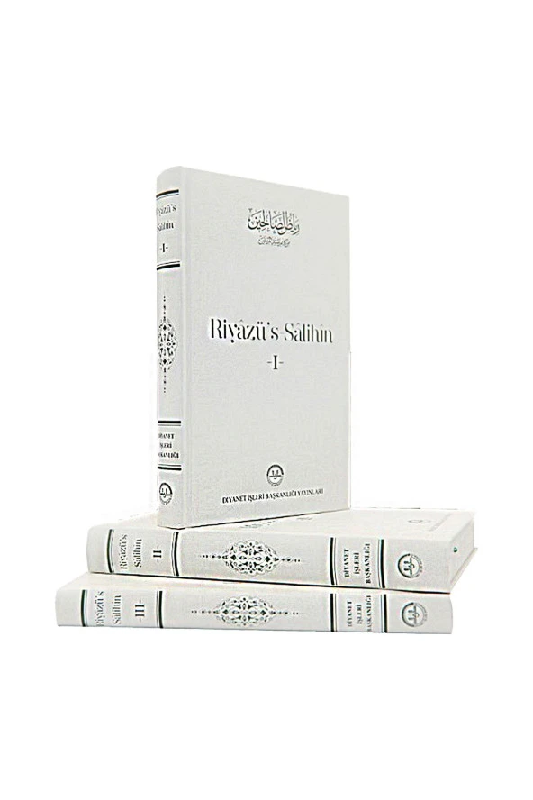 Riyazüs Salihin 3 Cilt Takım Beyaz - Resim 2