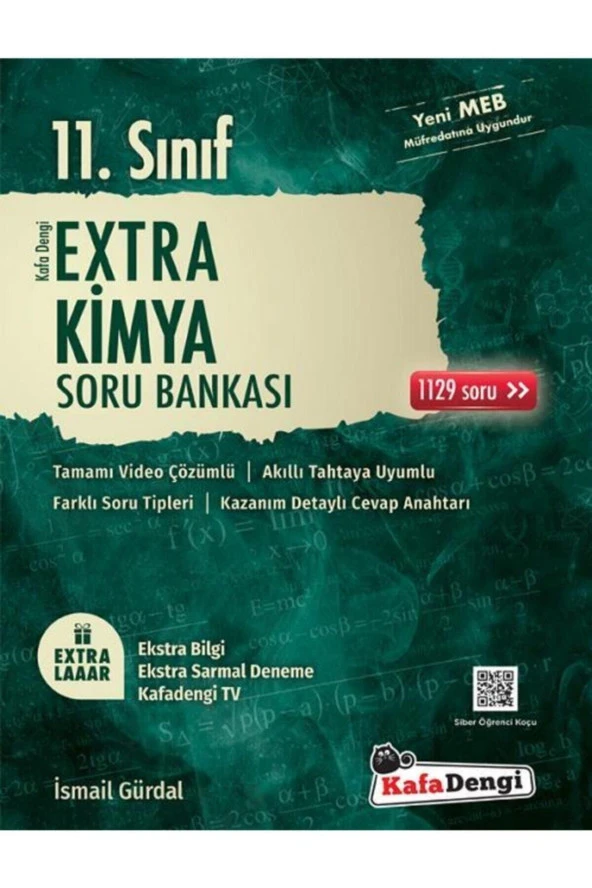 11. Sınıf Kimya Extra Soru Bankası Kafadengi Yayınları