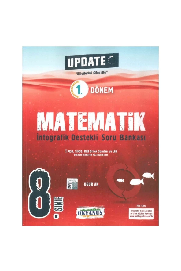 8. Sınıf Update 1. Dönem Infografik Destekli Matematik Soru Bankası - Okyanus