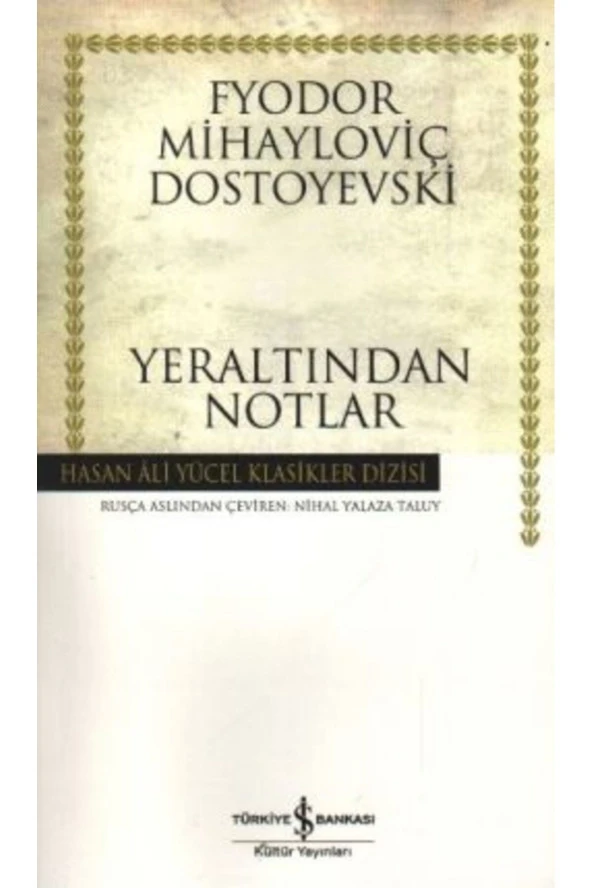 Yeraltından Notlar (KARTON KAPAK)