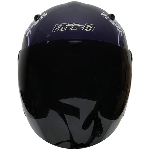 FREE-M 601 PAISLEY WOMEN KASK (SİYAH CAMLI) - 3