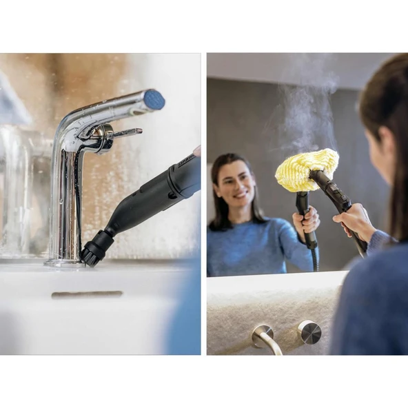 Karcher SC 5 EasyFix Iron Plug 4.2 Bar 2250 W Buharlı Temizlik Makinesi - Beyaz (5 Yıl Garanti) - 6