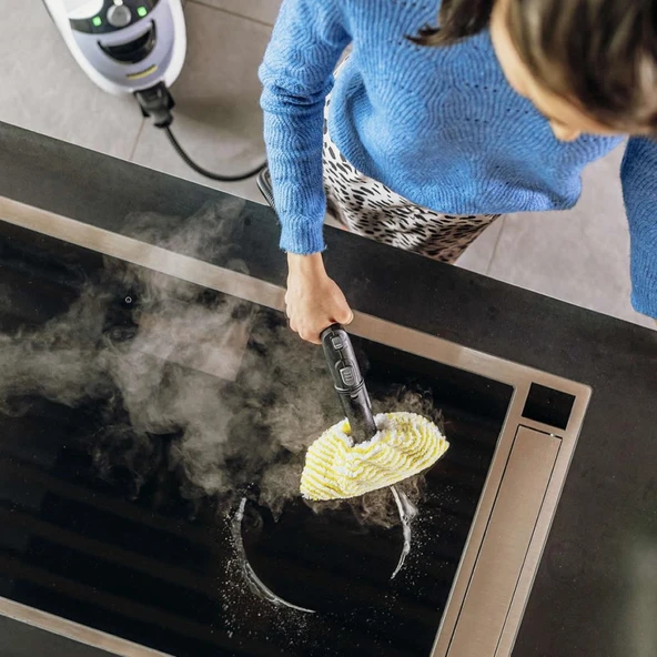 Karcher SC 5 EasyFix Iron Plug 4.2 Bar 2250 W Buharlı Temizlik Makinesi - Beyaz (5 Yıl Garanti) - 4