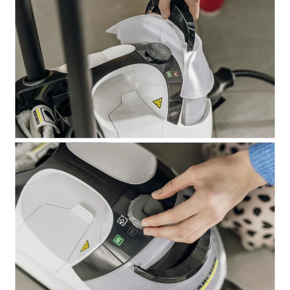 Karcher SC 5 EasyFix Iron Plug 4.2 Bar 2250 W Buharlı Temizlik Makinesi - Beyaz (5 Yıl Garanti) - 7