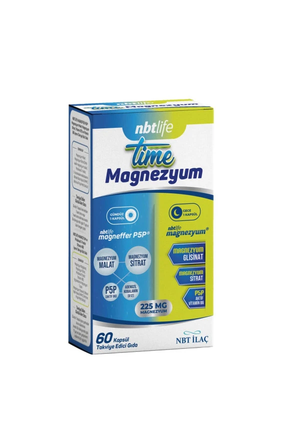 Nbt Life Time Magnezyum 60 Kapsül