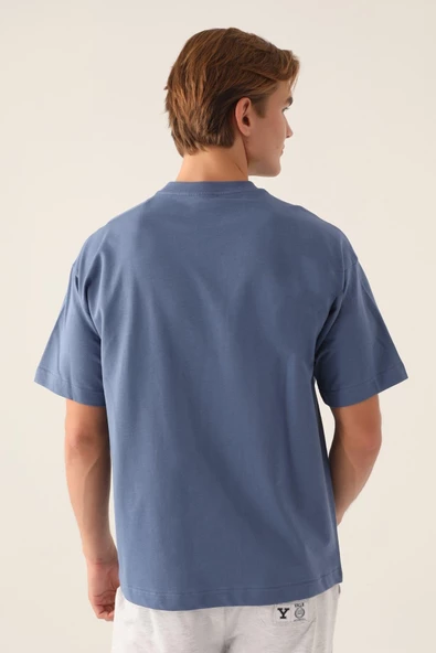 Yale Erkek Kısa Kol 0 Yaka T-shirt 1745 - Resim 6