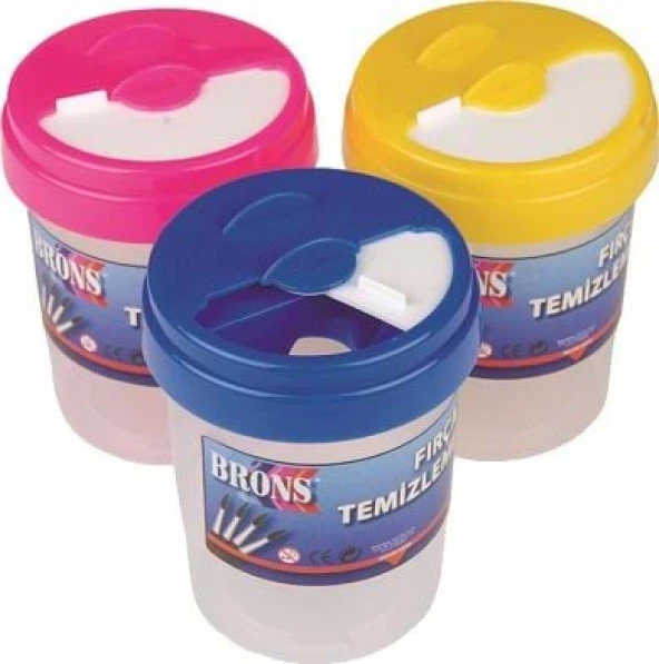 BRONS FIRÇA TEMİZLEME KABI - Resim 2