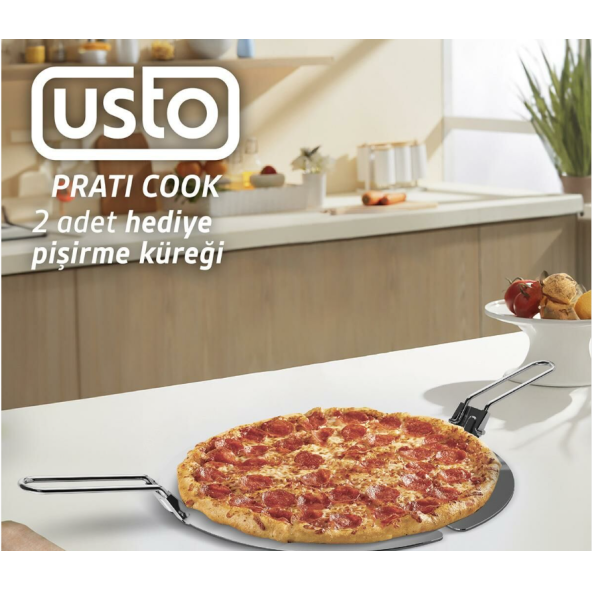 Usto 2855 Prati Cook Çok Amaçlı Pişirici Kırmızı - 4
