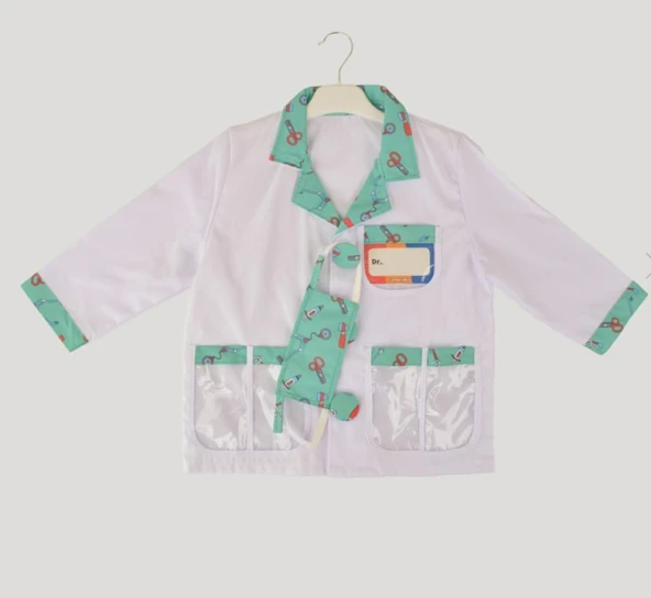 LC Let's Child Doktor Çocuk Kostümü Oyuncaksız Oyuncak 30896-0