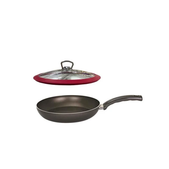 Mehtap Teflon Tava 24 CM Silikon Kapaklı