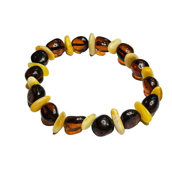 Yetişkin Damla Kehribar Bileklik - 2