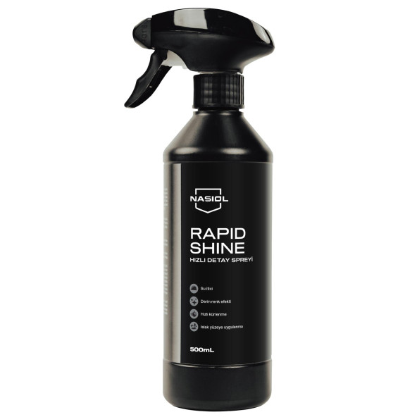 Rapidshine Araçlar için Hızlı Nano Detailer Spreyi 500 ml, Kolay Uygulama