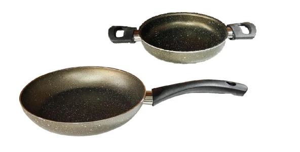Mehtap Sahan Tava Seti 30 CM Granit Tava ve 18 CM Sahan