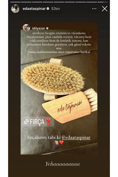Eda Taşpınar Doğal At Kılı Fırçası - 3