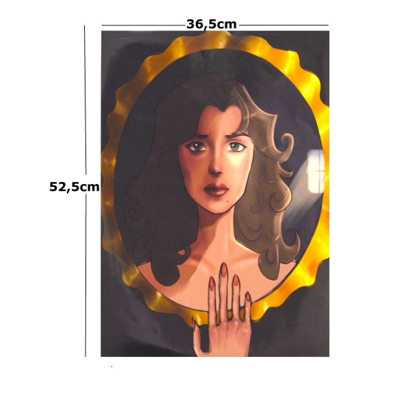 Kadın Poster Tablo 36,5cmX 52,5cm