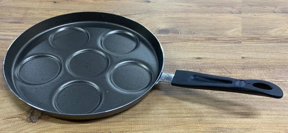 Mehtap Granit Pankek Tavası 6 Gözlü 30 CM
