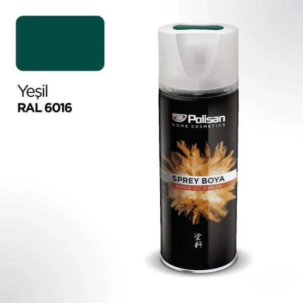 Polisan Sprey Boya Yeşil 400 ML RAL 6016