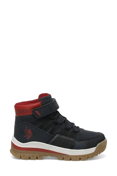 U.S. Polo Assn. Erkek Çocuk Carl Hi JR 3PR Bot Lacivert 101389932 - 1