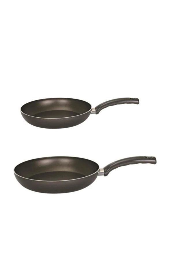 Mehtap Onyx Teflon Tava Seti 22 CM ve 26 CM