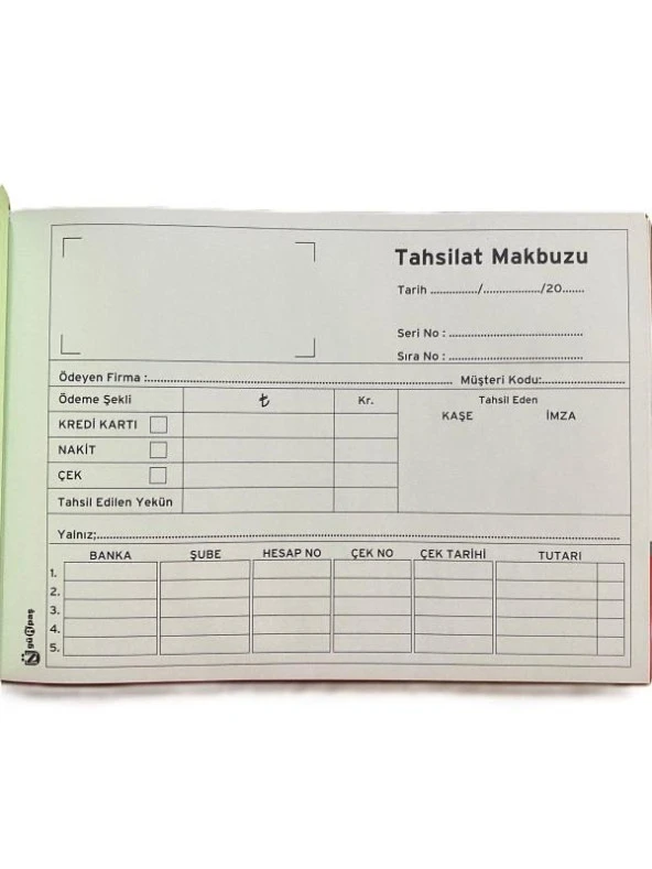 GÜRPAŞ OTOKOPOLİ TAHSİLAT MAKBUZU - 2