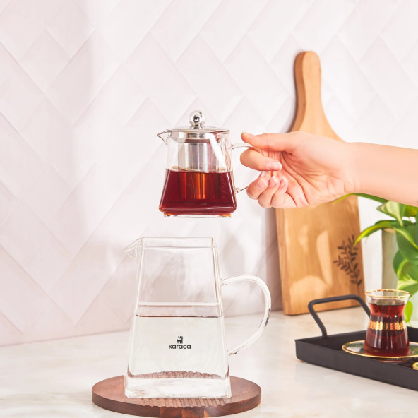 Karaca Giza Borosilikat Cam Çaydanlık - 3