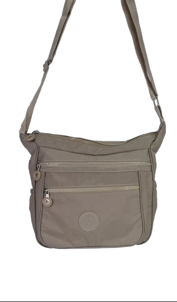 LV-2225 KRİNKIL KUMAŞ BÜYÜK BOY KADIN OMUZ ÇANTASI - Resim 9