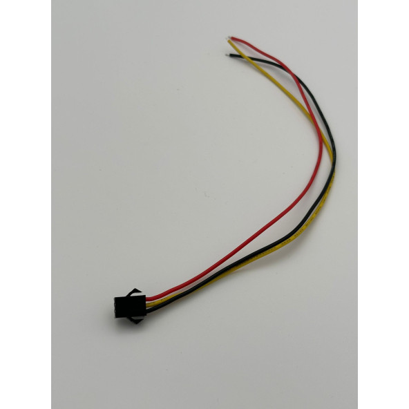 3 Pin Led Konnektör Jst Kablo 20cm Erkek
