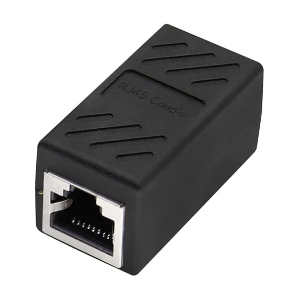 Ayt Rj 45 Dişi Dişi Ara Aparat Klipsli Ethernet Girişli 8P-8C Ara İnternet Kablosu İlave Uzatma Aparatı - 3