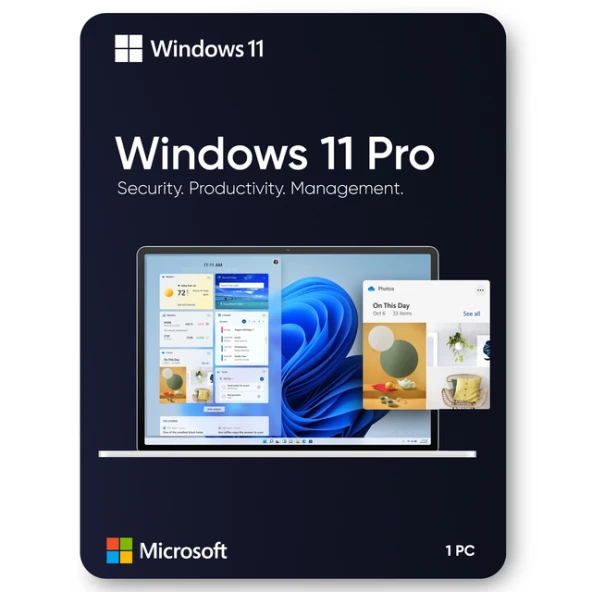 Microsoft Windows 11 Pro 64 Bit İşletim Sistemi