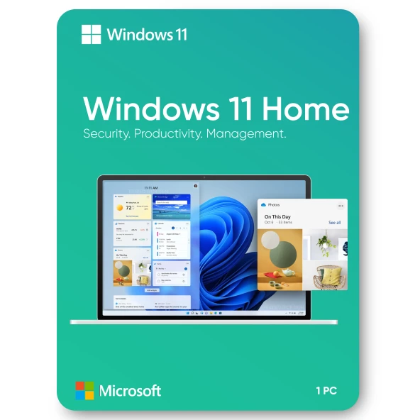 Windows 11 Home KW9-00632 64 Bit İşletim Sistemi