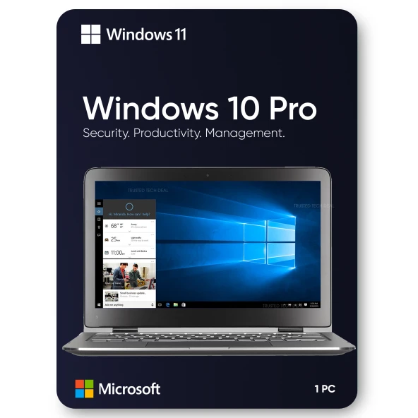 Windows 10 Pro Dijital İndirilebilir Bireysel Lisans - 50 Adet
