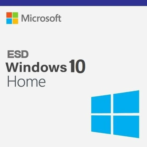 Windows 10 Home 32-64 Bit Destekli Türkçe-Ingilizce Global Retaıl Lisans Anahtarı