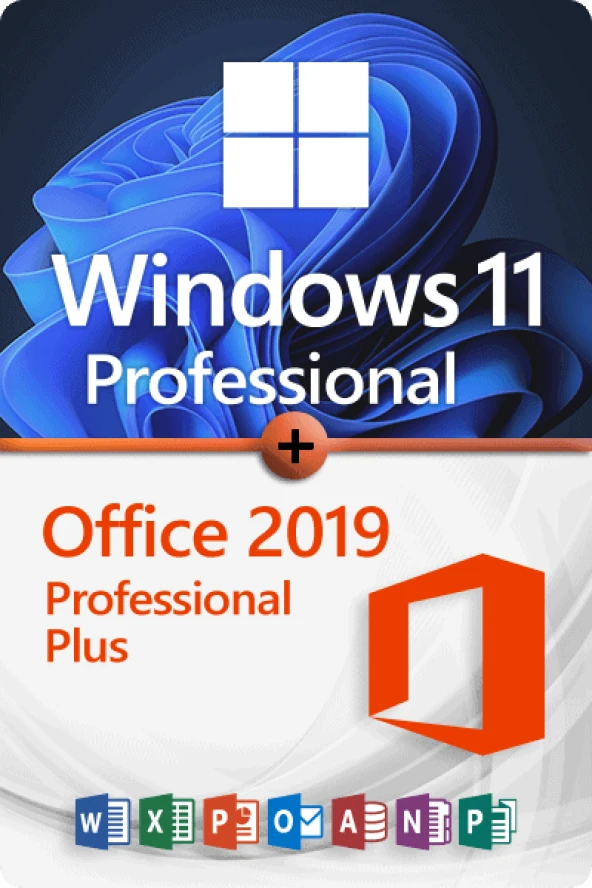 WİNDOWS 11 PRO + OFFİCE 2019 PRO PLUS LİSANS ANAHTARI