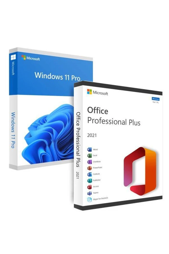 Microsoft Office 2021 Pro Plus 32-64 Bit Destekli Türkçe-Ingilizce Lisans Anahtarı( Windows 11 Hediye!)