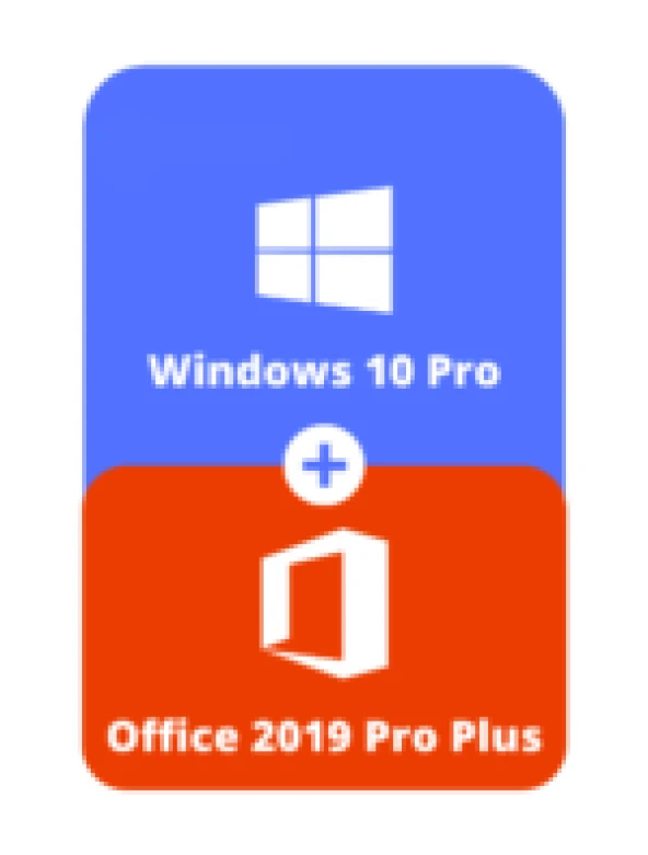 Windows 10 Pro ve Office 2019 Pro Plus - PC 32-64 Bit Türkçe-İngilizce Global Destekli