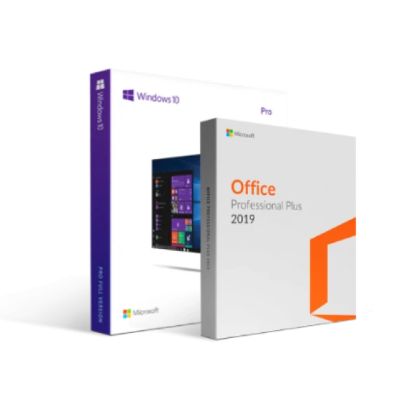 Windows 10 Pro ve Office 2019 Pro Plus PC 32-64 Bit Türkçe-İngilizce Global Destekli ESD Lisans