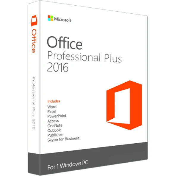 Office 2016 Pro Plus Retail Dijital Lisans Anahtarı