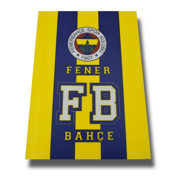 Fenerbahçe A4 60 Yaprak Plastik Kapak Dikişli Defter Kareli (463618)
