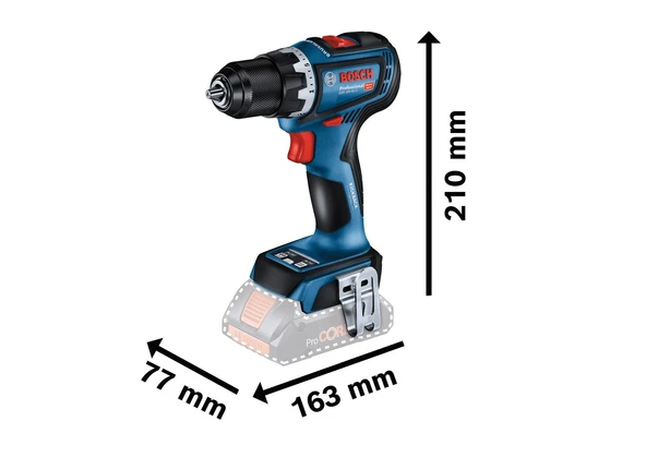 Bosch Professional GSR 18V-90 C Akülü Delme Vidalama - 06019K6006