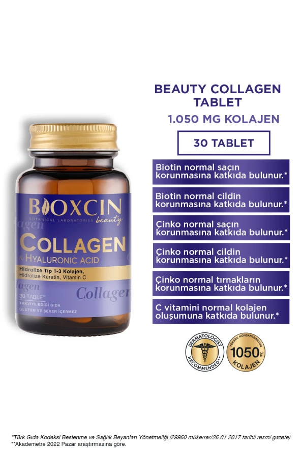 Beauty Collagen 30 Tablet - Tip1 Tip 3 Hidrolize Kolajen - 7