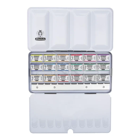 Schmincke Horadam Aquarell Sulu Boya Seti 18 Renk 1/1 Tablet Kod:74318