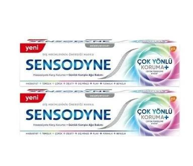 Sensodyne Çok Yönlü Koruma Gelişmiş Beyazlık 50 ml 2'li
