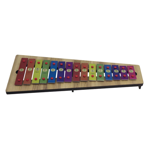 Jwin MT-15 Metalofon 15 Alüminyum Tuşlu Orff - Ritim Aleti + 2 Adet Baget - 5