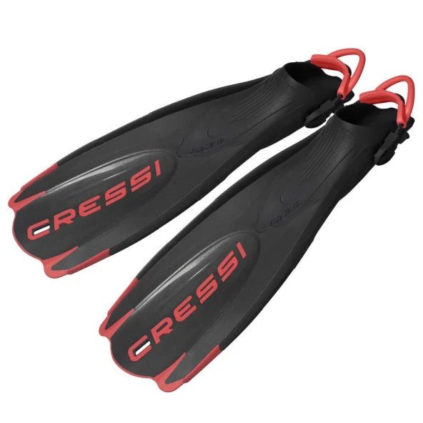 Cressi Maui Fins DIV-CEN Palet Black/Red L/XL CA155844