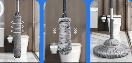 Pratik Kendinden Sıkmalı Bükümlü Paspas Yedekli - 5