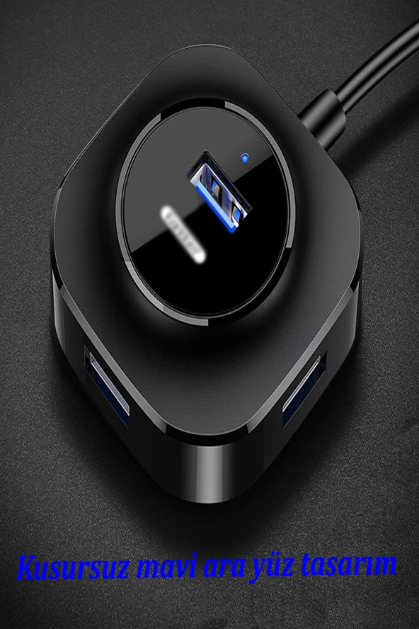 Qpen HUB06 Tak Çalıştır 4 Adet Usb 2.0 Çıkışlı Usb Çoklayıcı - Resim 5